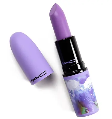 MAC~Botanic Panic~FORGET ME NAUGHTY~Purple Lavender Lipstick RARE GLOBAL SHIP! • $44.95