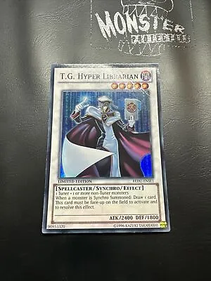 Yugioh T.g. Hyper Librarian Super Rare Redu-ense1 Limited Edition Played • $5.23