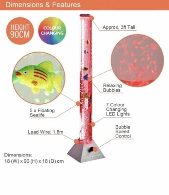 £22 • Buy 90cm Water Bubble LED Lamp