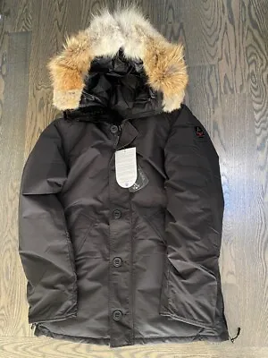 Arctic Bay Toronto Goose Down Parka Coyoye Beaver Fur Made In Canada S-M-L XL • $595