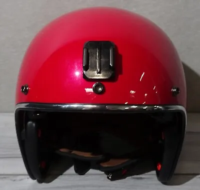 TCMT DP606 DOT 3/4 Open Face Adult Scooter Helmet Red No Visor Size L • $19.99