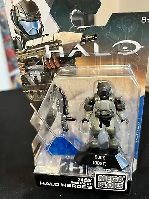 Rare Mega Bloks Construx Halo Heroes Series 1 Buck ODST Action Figure IN BOX • $96.81