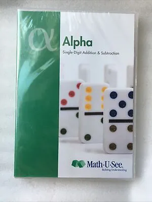 Alpha : Single-Digit Addition & Subtraction Math-U-See (2009 DVD) NEW Sealed • $15.20