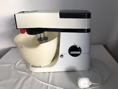 KENWOOD Chef A901 Stand Mixer  White With Black Trim Working Condition • £40