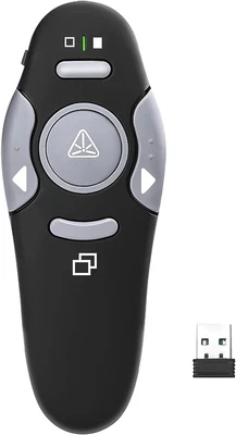TISHOW Wireless Presentation ClickersLaser PointerClicker For Powerpoint USB • £18.30