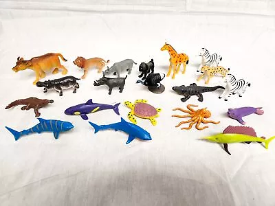 $19.99 • Buy Lot Of 20 Wild Republic (and Others) Miniature Plastic Animals & Sea Creatures