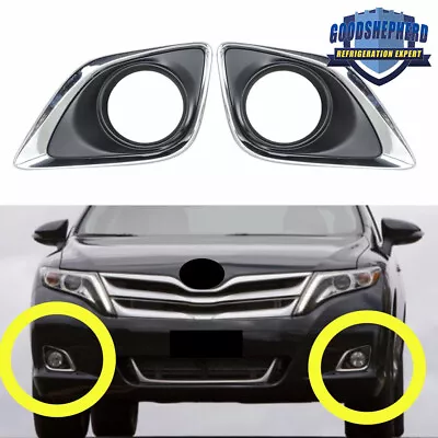 For 2013-2016 Toyota Venza Driver&Passenger Side Front Fog Light Lamp Cover • $17.48