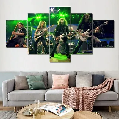 £132.39 • Buy 5Pcs Wall Art Canvas Painting Picture Home Decor Abstract Poster Metallica Band
