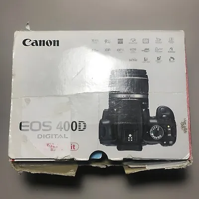 Canon EOS 400D DSLR Camera 10.1MP & Canon 18-55mm Boxed • £125