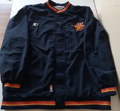 Vintage Golden State Warriors Starter Authentic NBA Warm Up Jacket Size 46 • $599