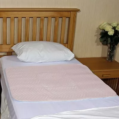 £11.75 • Buy Waterproof Absorbent Incontinence Bed Pad Mattress Protector, Without Tucks