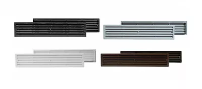 Bathroom Door Air Vent Grille 450mm X 92mm Two Sided Louvre Cover • £9.19