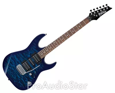 Ibanez GRX70QATBB RG GIO Electric Guitar - Transparent Blue Burst • $199.99
