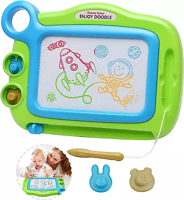 Magnetic Drawing Board For Kids Age 1-4 - Erasable Doodle Board Toddler Toy • $11.71