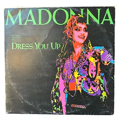 Madonna - Dress You Up (G+/VG+) Vinyl Record LP Maxi-Single 1985 Sire Records • $4.88