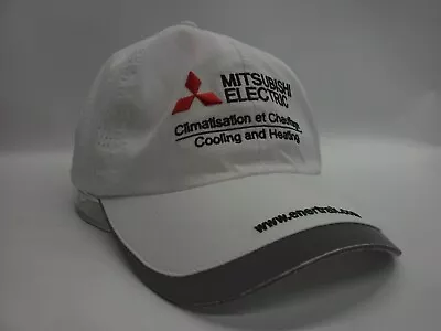 Mitsubishi Electric Cooling Heating Bilingual Hat White Strapback Baseball Cap • $19.99