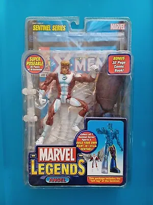 2005 ToyBiz Marvel Legends ANGEL RED Variant Sentinel Series Action Figure BAF • $44.99