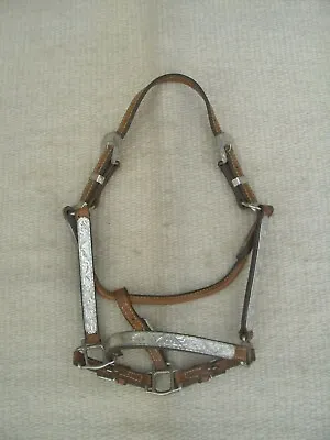 $115 • Buy YEARLING OR PONY WESTERN SHOW HALTER With SILVER