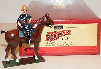 BRITAINS Ltd. 2010 Metal Officer 17th Lancers Mounted 1 Piece Boxed Set #44031 • $24.99