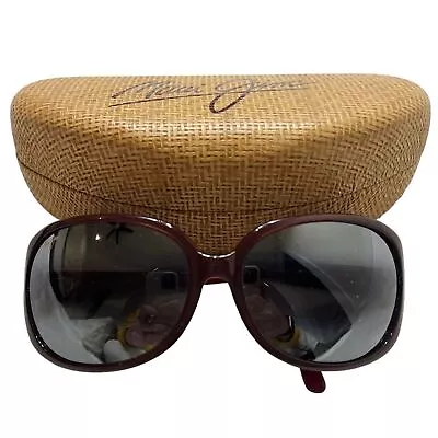 Maui Jim Nalani MJ-225-04 Red Sunglasses Women • $45