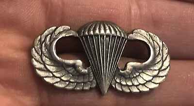 Vietnam Era US Army Paratrooper Para Jump Wings Military Insignia Wing Pin • $14.95