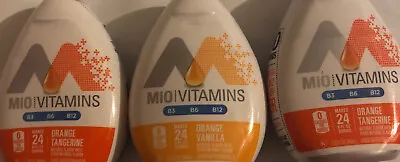 NEW MiO VITAMINS Orange Tangerine/ Vanilla Liquid Water Enhancer 3 PACK! • $13.63