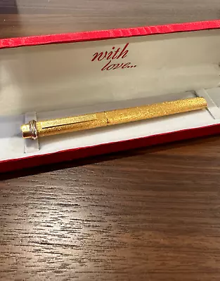CARTIER - Vintage Must De Cartier Gold Vendôme Trinity Ballpoint Pen - MINT • $499