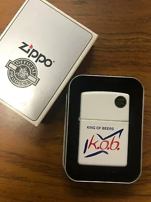 $54.99 • Buy Vintage Retired Unstruck Zippo Lighter - 1999 Budweiser King Of Beers K.O.B 