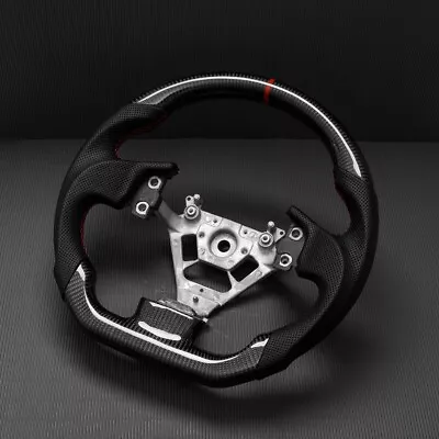 Real Carbon Fiber Flat Customized Sport Steering Wheel For Infiniti 2003-08 G35 • $399