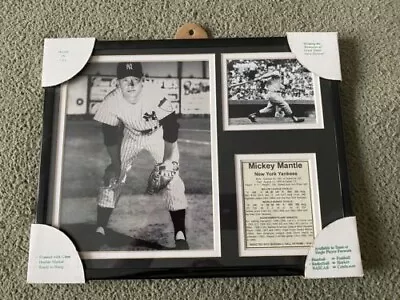 Front Row Collectibles Mickey Mantle Hall Of Fame NY Yankee Picture With Stats • $32.96