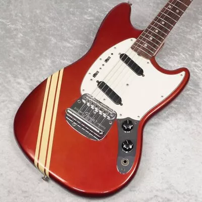 Fender Vintage 1973 Mustang Competition Candy Apple Red Used Electric Guitar • $4440