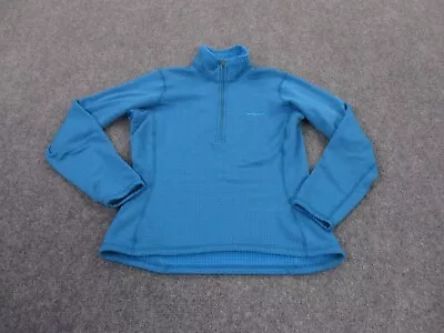 Patagonia Jacket Adult S Blue R1 Regulator Lined Outdoors Grid Textured Womens • $24.95