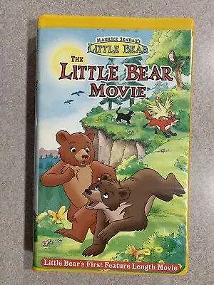 The Little Bear Movie (VHS 2001) Yellow Clamshell Maurice Sendak’s First Movie • $7.99