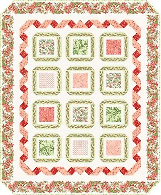 Maywood Fabric Quilt Kit Sommersville 65in X 78in • $84