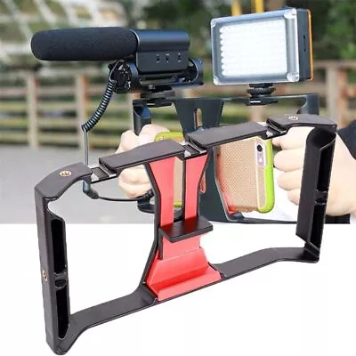 Video Camera Cage Stabilizer Film Making Rig For Phone Video Rig Stabilizer • $16.72
