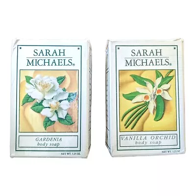 Sarah Michaels Soap Gardenia And Vanilla Orchid Scents New In Box Vintage  • $22