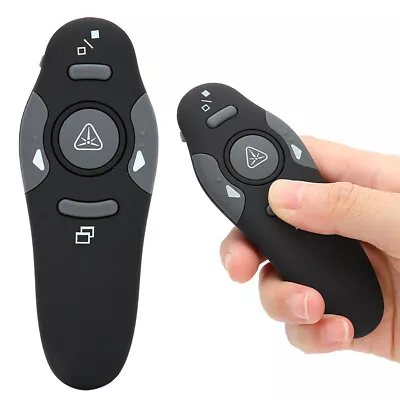 2.4GHz Wireless PPT Presenter USB 2.0 Power Point Remote Control Laser Pointer • £8.23