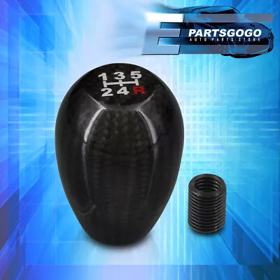 For BMW M10X1.5 Shift Knob Quick Throw Lever Manual MT 5Speed Gear Carbon Fiber • $9.99