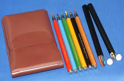 Vintage KOH-I-NOOR Versatil 5207/1-6 CZECHOSLOVAKIA Pencils Set With Case • $39
