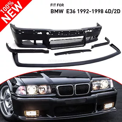 Fit 92-98 BMW E36 3Series M3 Style Replacement Front Bumper Body Kit • $152.90
