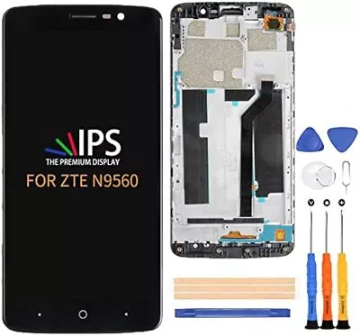 Screen Replacement For ZTE MAX XL N9560 LCD Z986/Blade Max 3 Display Black+Frame • $28.40