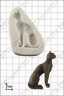 Silicone Mould Egyptian Cat | Food Use FPC Sugarcraft FREE UK Shipping! • £8