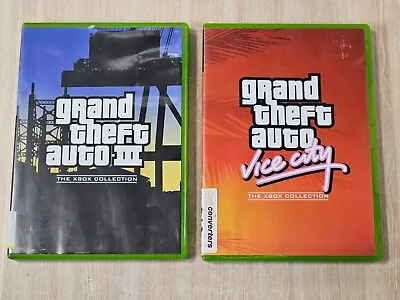 Grand Theft Auto The Xbox Collection - Vice City + III 3 - Xbox Original PAL • $22.95