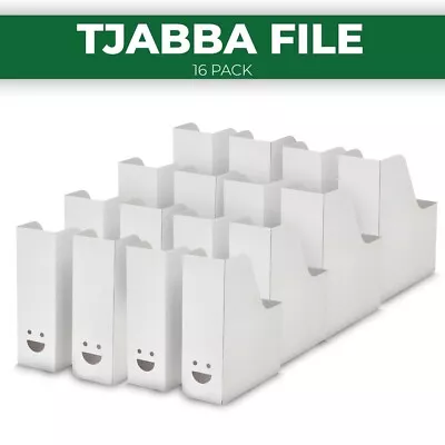 Ikea TJABBA Magazine File Holder Filing Storage Organiser Boxes Home (Pack 16  ) • $25.45