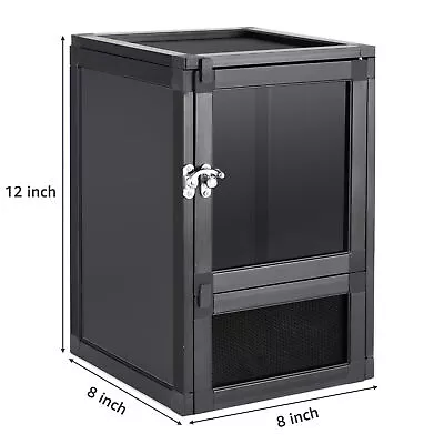 Small Reptile Cage Air Cage Small Habitat Perfect For Chameleons Frogs Lizards • $28.49