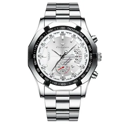 FNGEEN Sports Wristwatch (Silver) • £14.99