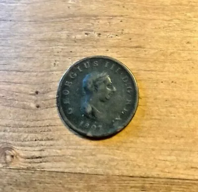 £15 • Buy 1807 King George 111 Early Milled Britannia Half-Penny In Great Condition
