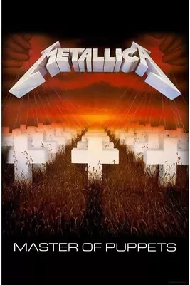 METALLICA  MASTER OF PUPPETS  U.K. COMMERCIAL POSTER FROM EARLY 2000's - Metal • $26.26