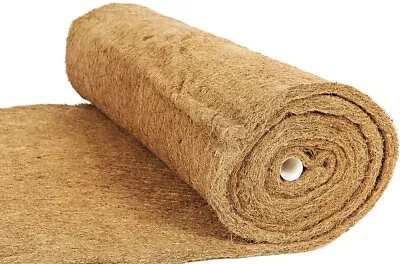 £11.99 • Buy Eco Coco Liner 1m X 1M For  18  20  Hanging Baskets Tubs Troughs Planter  Brown