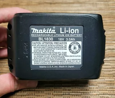 GENUINE 18V BL1830-Makita Battery 3.0 AH Made In Japan!! • $79